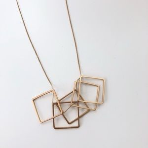 COS rose gold necklace